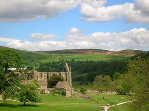 Bolton Abbey, Upper Wharfedale with over 80 miles of walking trails